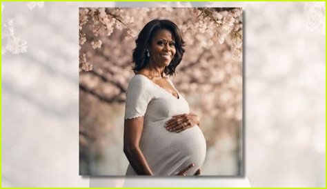 Unforgettable Maternity Moments: Michelle Obama's Radiant Photos
