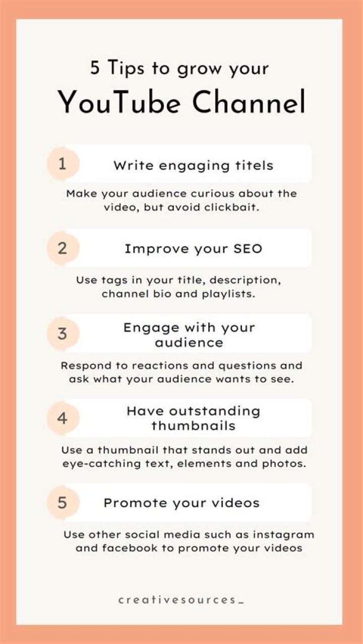 5 Tips to Grow Your YouTube Channel