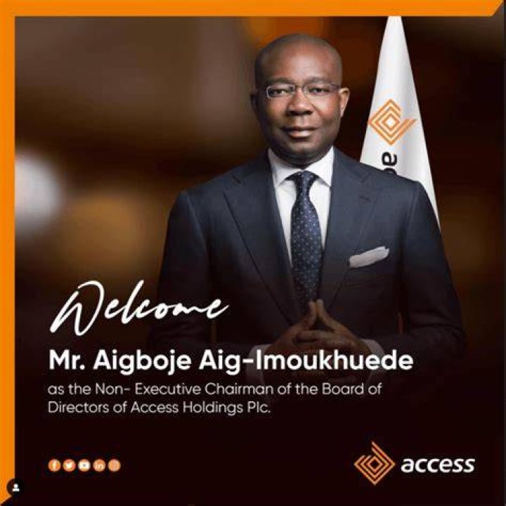 Aigboje Aig-Imoukhuede Returns as Chairman of Access Holdings
