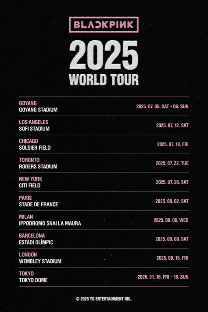 BLACKPINK Announces European Tour Dates