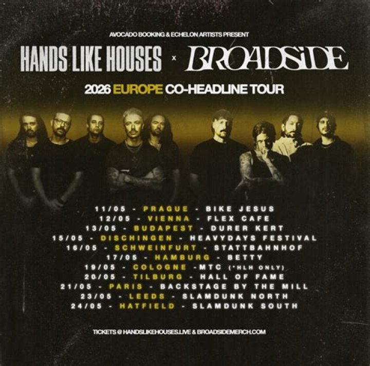 Broadside announce UK tour - CelebMix