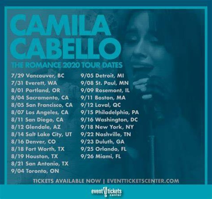 Camila Cabello announces ‘Romance’ release date and US tour dates