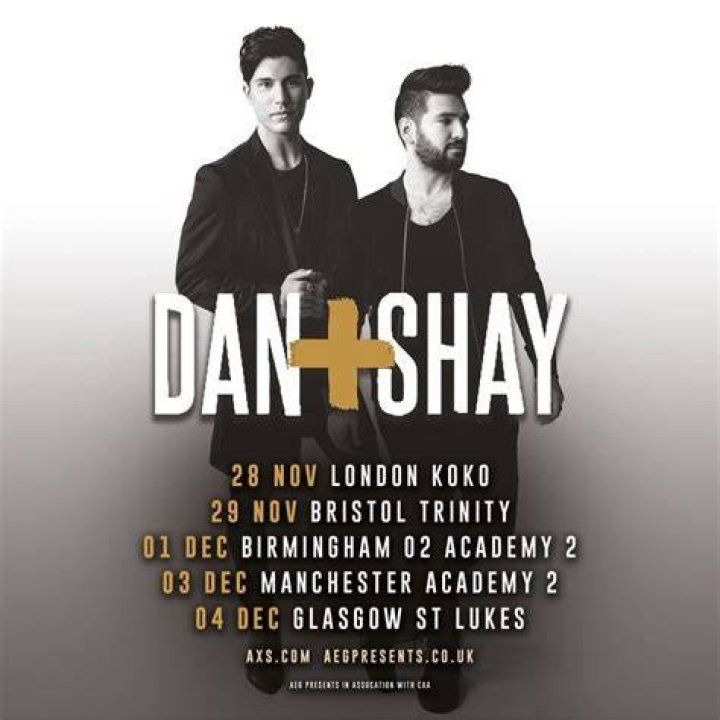 Dan + Shay announce January 2019 UK tour