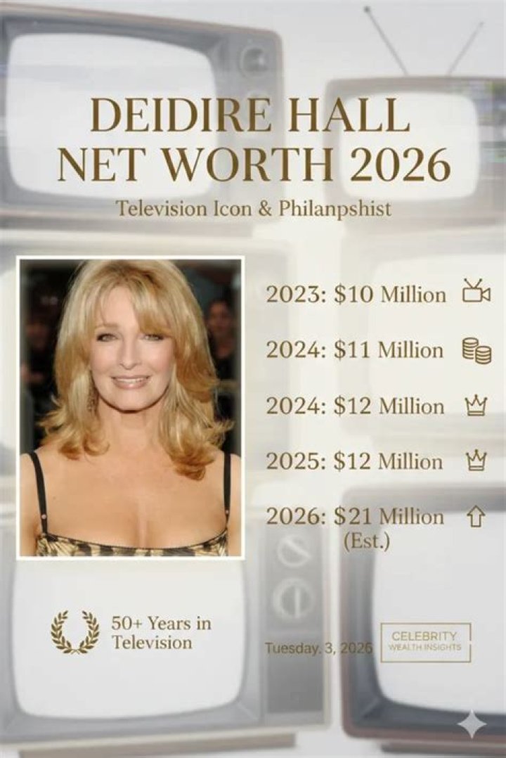 Fame | Deidre Hall net worth and salary income estimation Jan, 2024