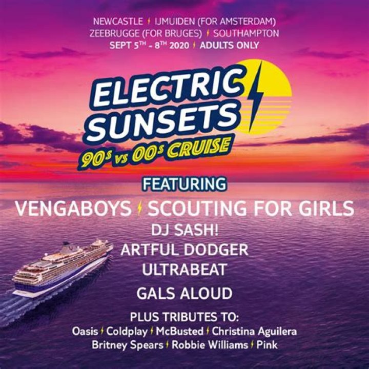 Go back to the 90's and 00's with the Vengaboys and Scouting For Girls on Marella Cruises