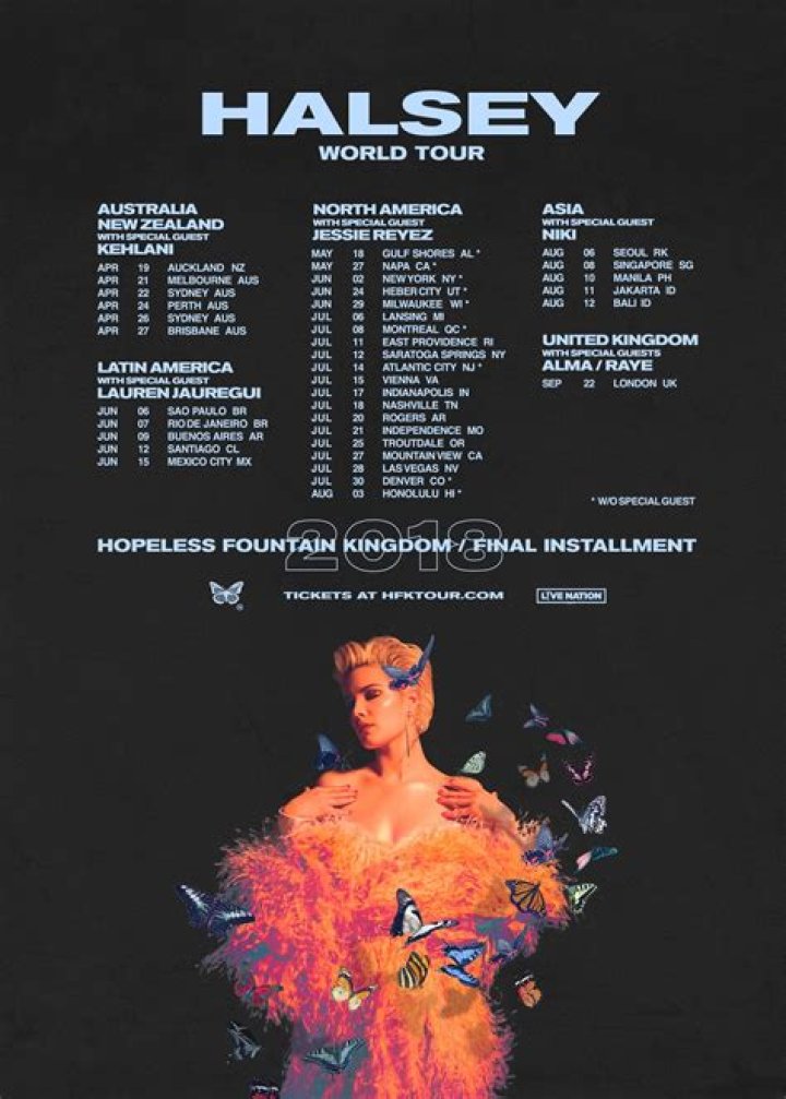 Halsey announces Hopeless Fountain Kingdom World Tour