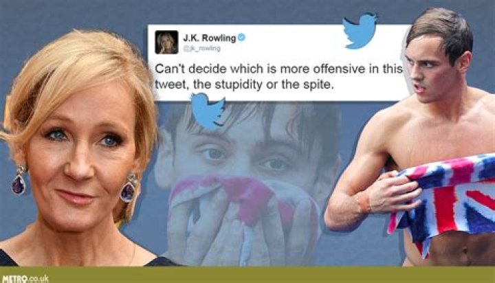 J.K. Rowling Takes Down Christian Group who Attacked Tom Daley for Being Gay