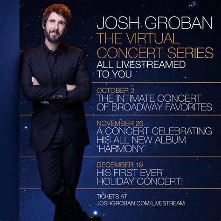 Josh Groban Announces New Album 'Harmony'