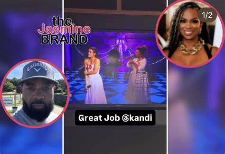 Kandi Burruss Laughs At Ex Chuck Smith's Cowardly Reaction During The RHOA Fight Kandi Burruss Laughs At Ex Chuck Smith's Cowardly Reaction During The RHOA Fight