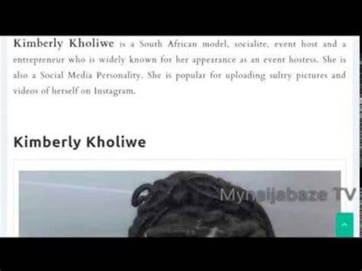 Kimberly Kholiwe Biography: Age, Instagram, Pictures, Net Worth, Wiki, Boyfriend, Husband
