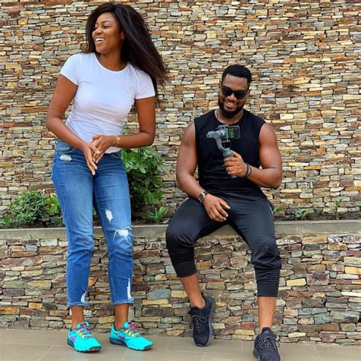 Kunle Remi and Adesua Etomi 