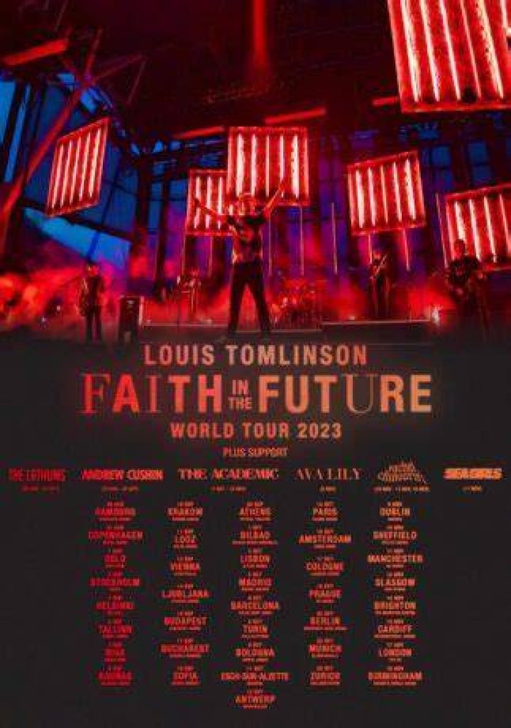 Louis Tomlinson Sets Faith In The Future 2023 World Tour Dates