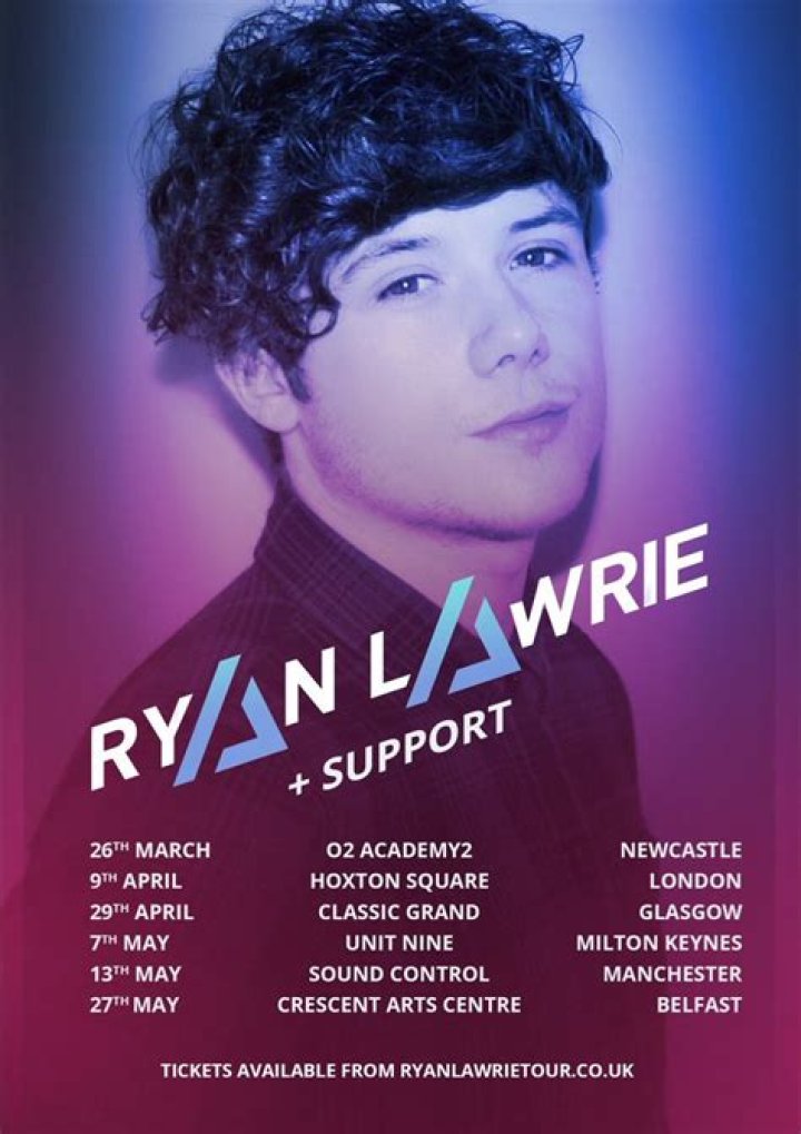 Ryan Lawrie Announces UK Tour