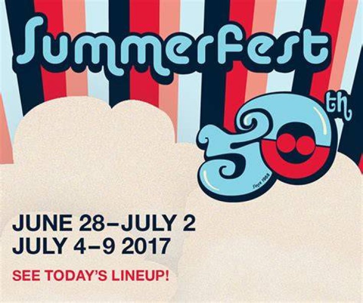 Summerfest to Host 50th Anniversary with an Amazing Line Up