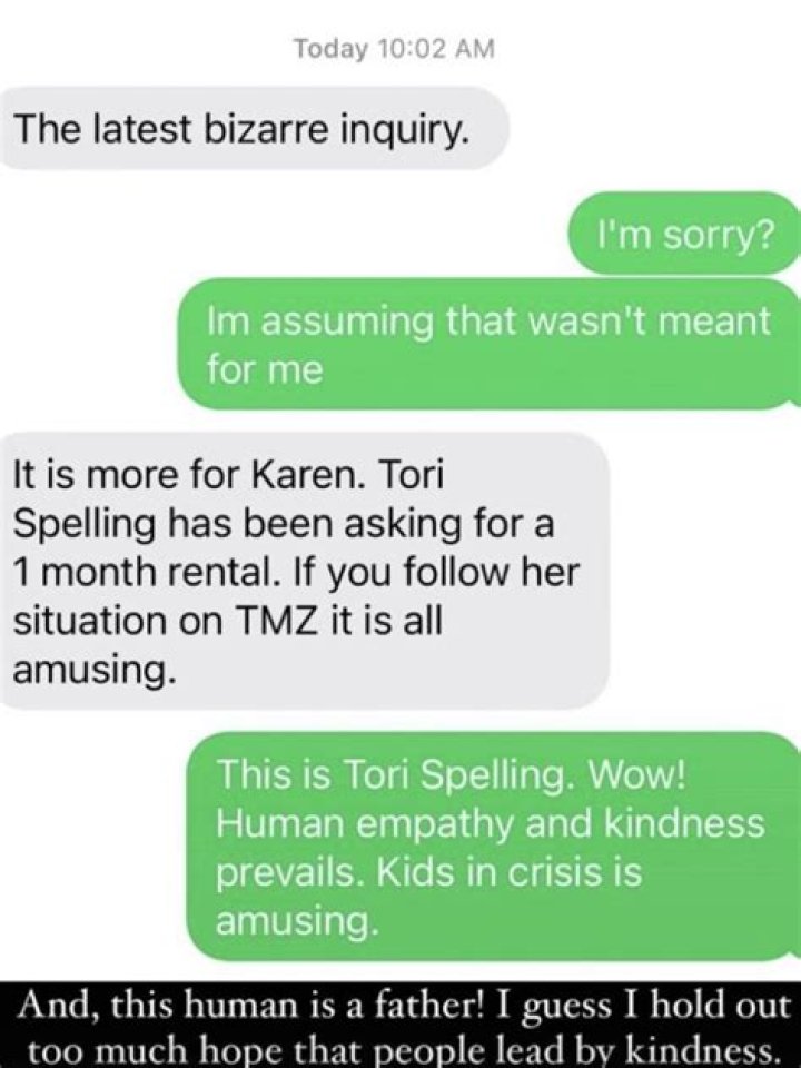Tori Spelling’s Husband Tweets Her Naked Breasts On Twitter