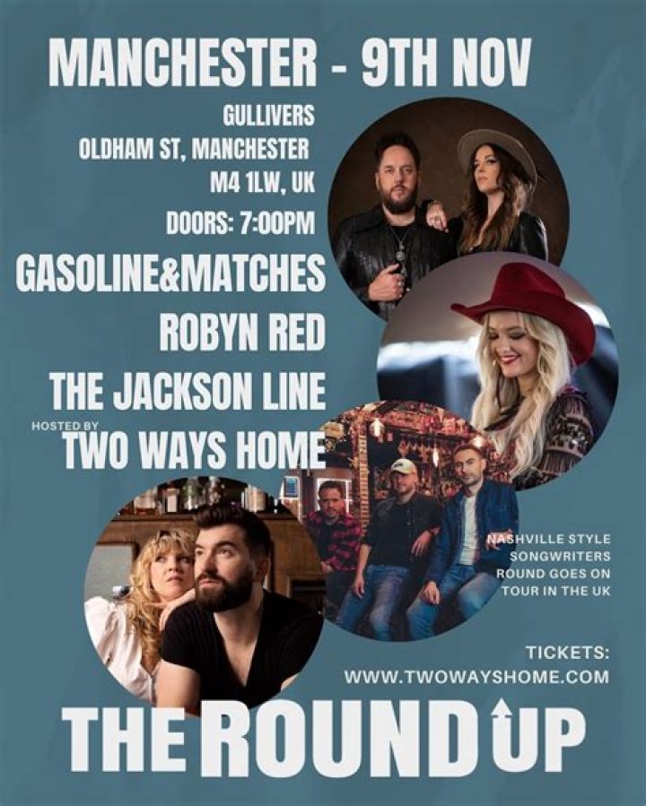 Two Ways Home to Host Songwriters Night 'The Round Up'