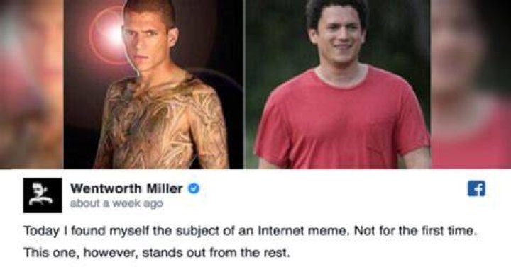 Wentworth Miller Responds to Cruel Meme